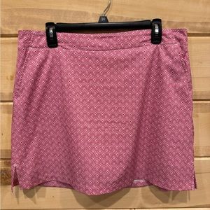 Lady Hagen Geometric Shaped Golf Skort Skirt with Undershorts Size 12